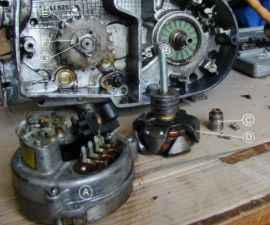 Abb. 6.3: Lichtmaschine: Stator  und Rotor